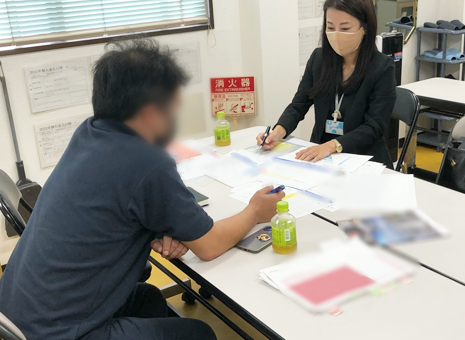 実際の営業支援の様子