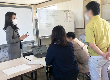 実際の営業支援の様子