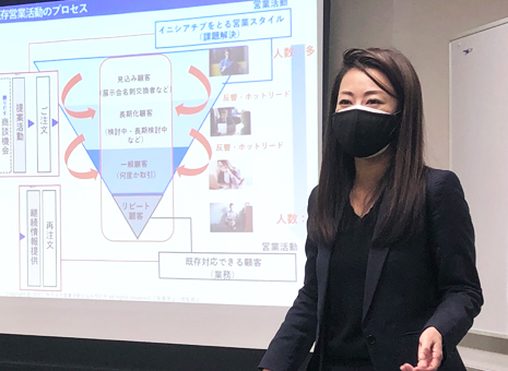 実際の営業支援の様子