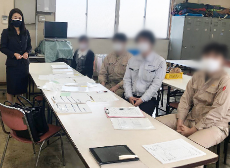 実際の営業支援の様子